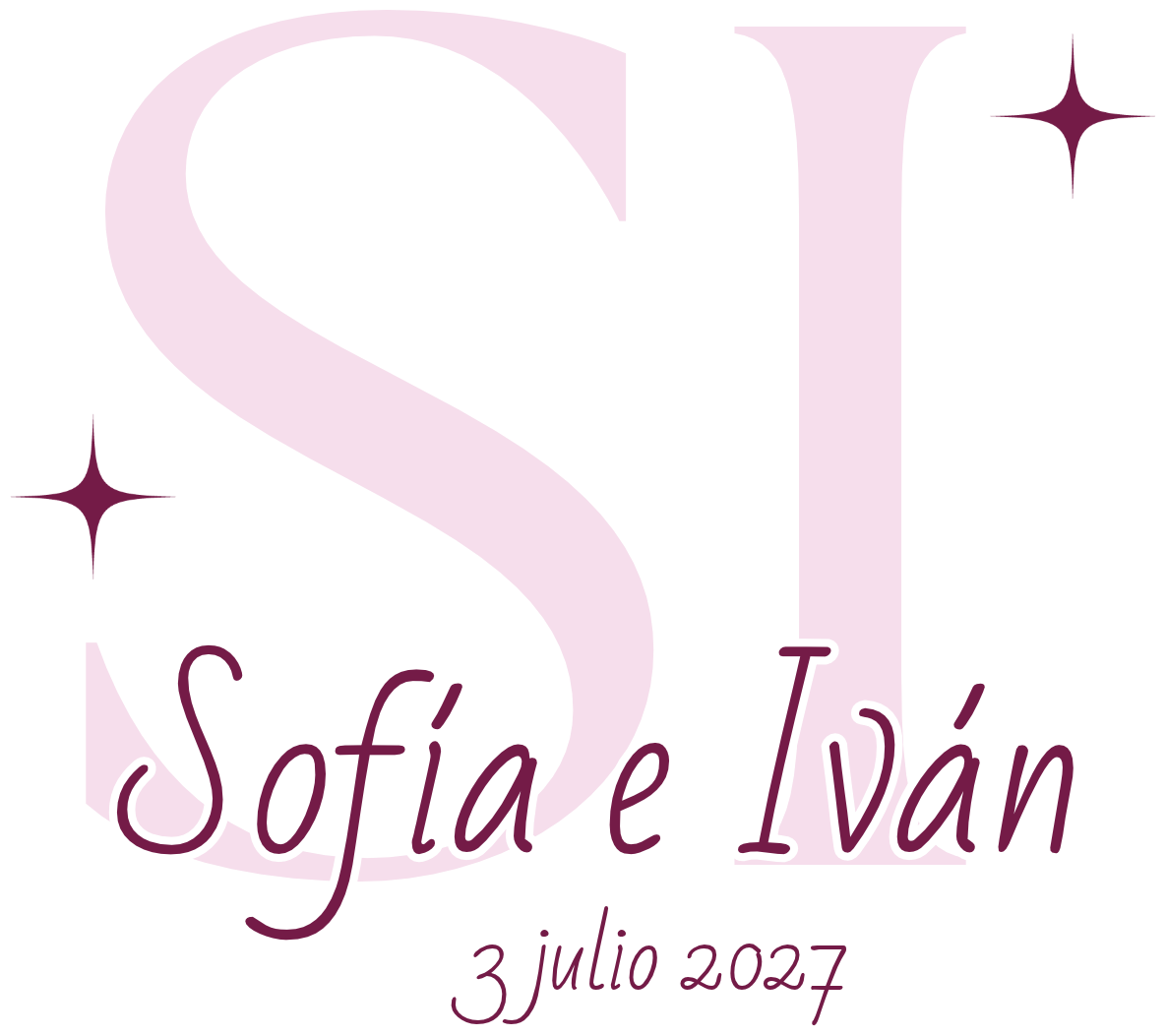 Logo Sofía e Iván · 3 julio 2027